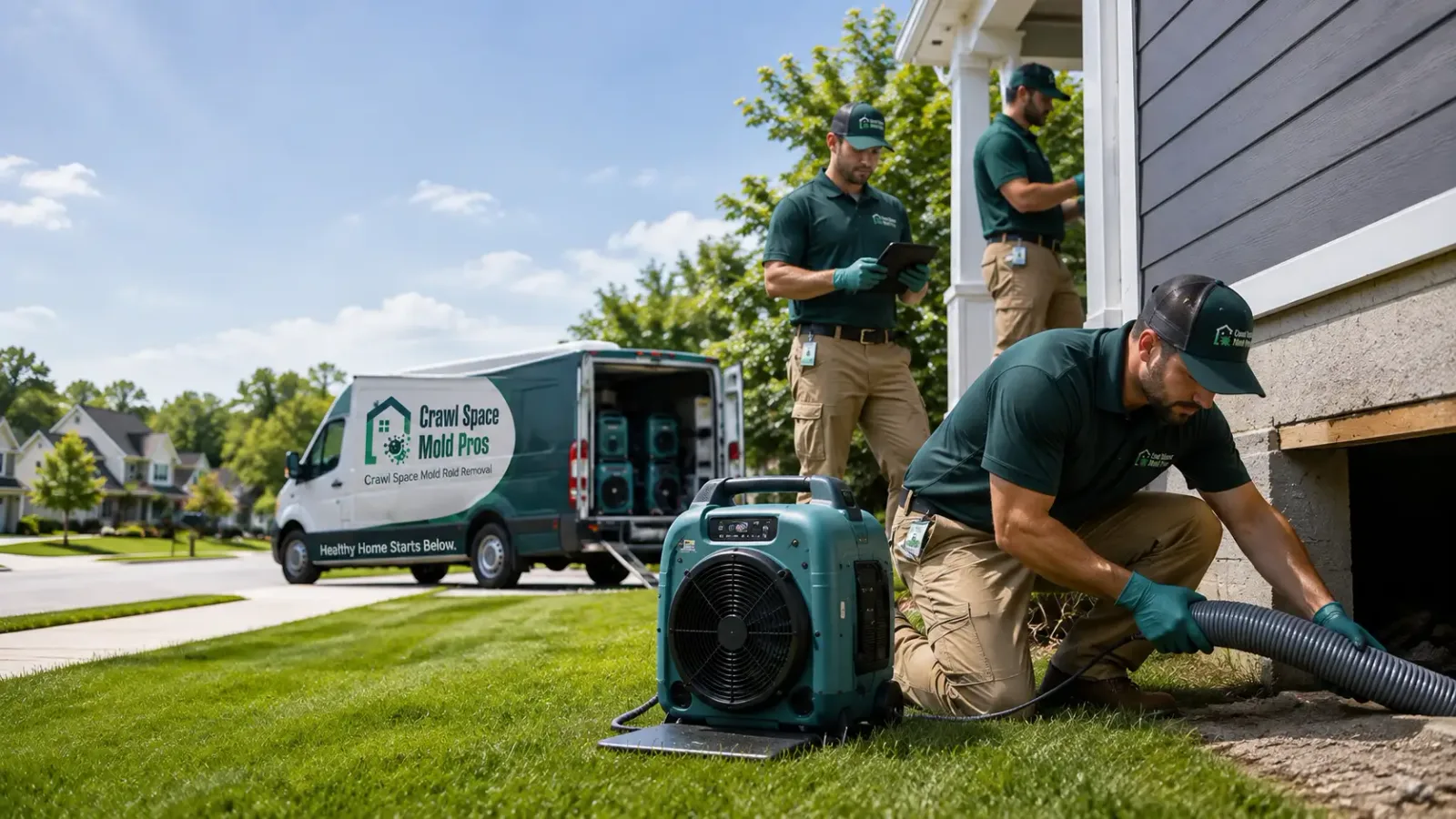 Crawl Space Mold Removal in Saint Anthony, ND